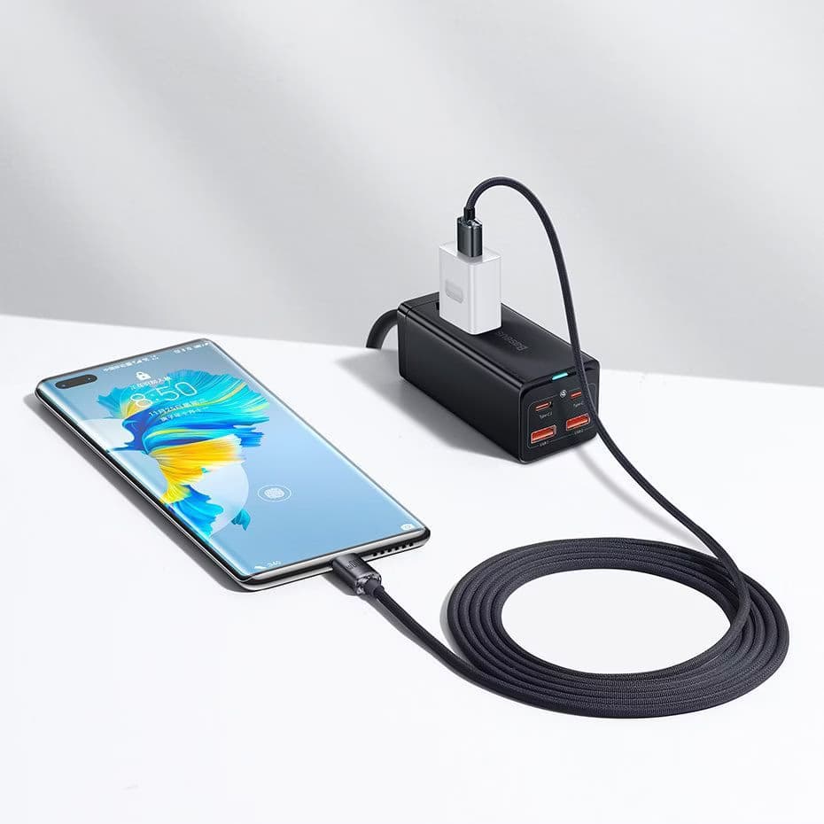 Baseus Crystal Shine - Cabo USB-A para USB-C 2m