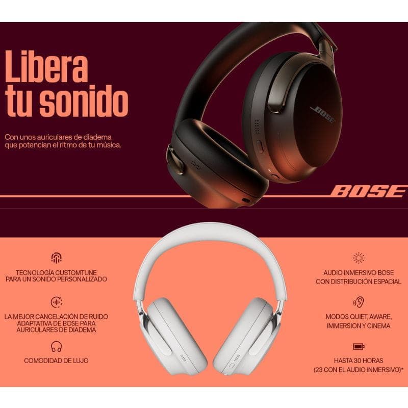 Bose QuietComfort Ultra (2 Gen) Headphones Branco