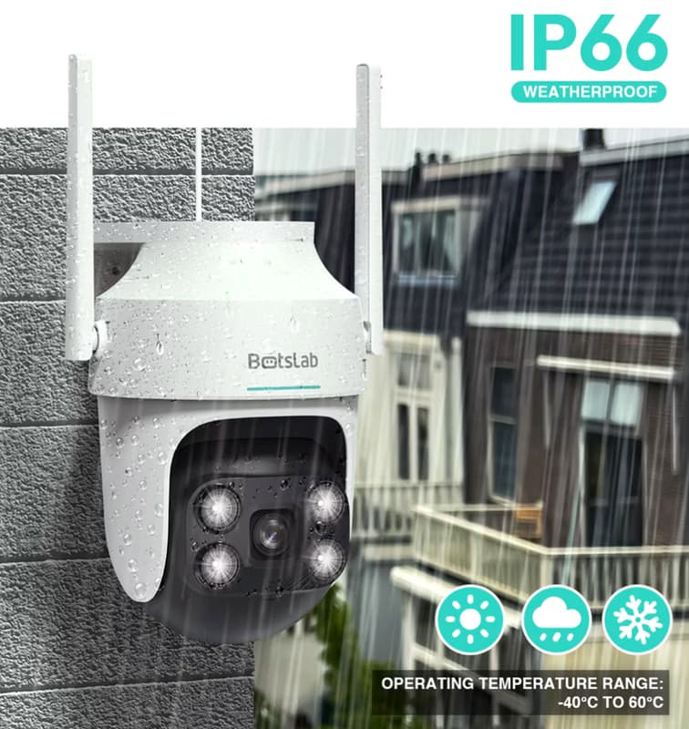 Botslab PT W312 4MP WiFi Visão Nocturna - Câmara de Vigilância
