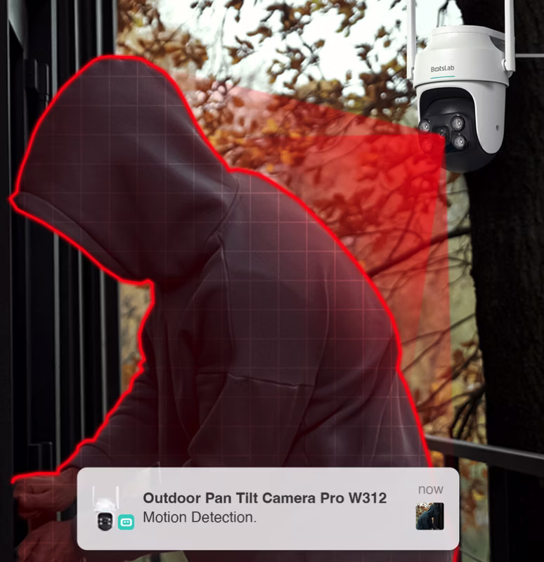 Botslab PT W312 4MP WiFi Visão Nocturna - Câmara de Vigilância