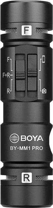 Boya BY-MM1 PRO Boya BY-MM1 PRO - Microfone compacto universal