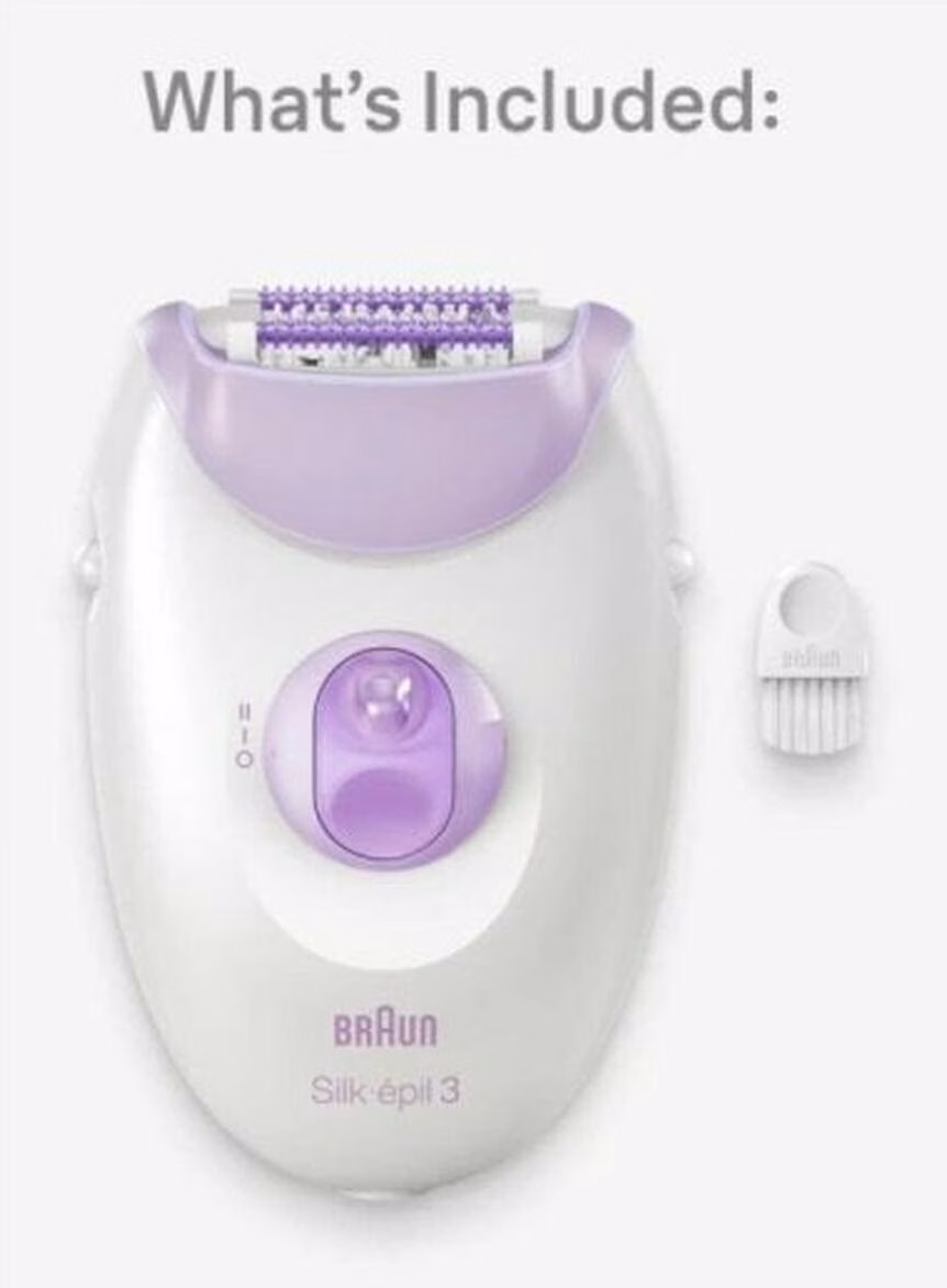 Braun Silk-épil 3 3-000 Roxo/Branco