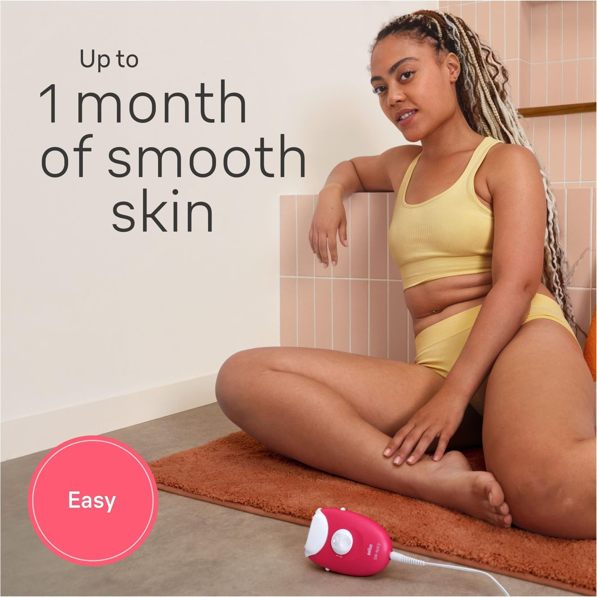 Braun Silk-épil 3 3-000 Roxo/Branco