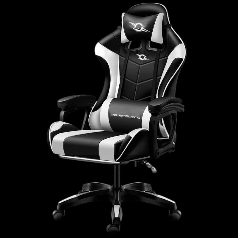 Cadeira Gaming PowerGaming Preto/Branco