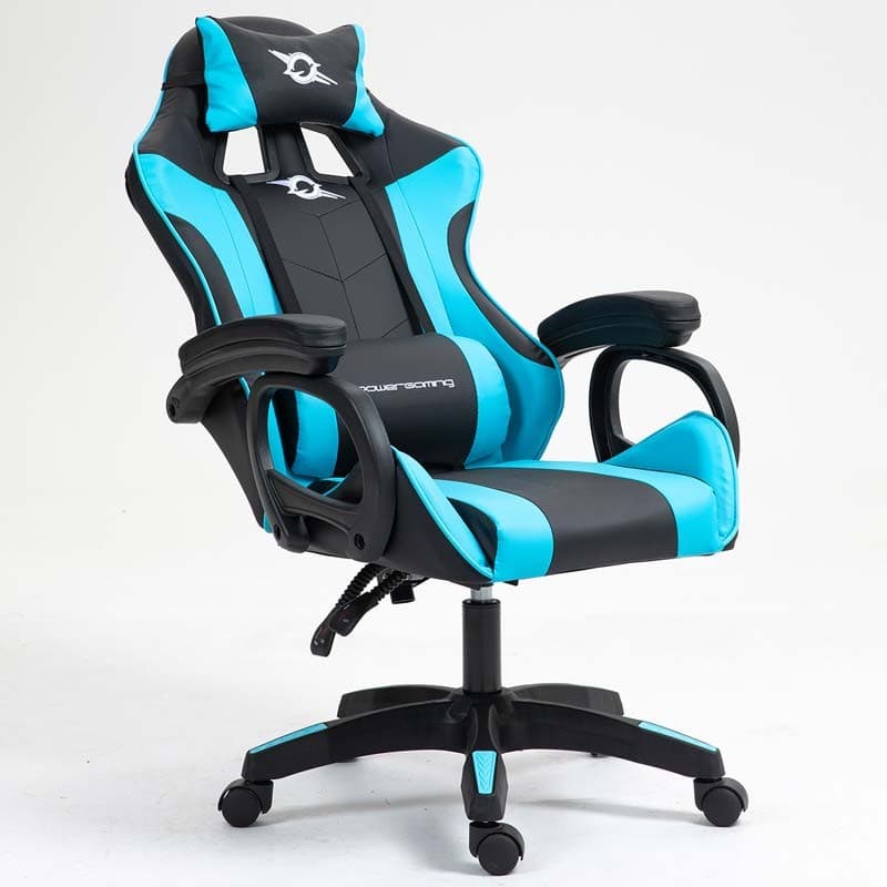 Cadeira Gaming PowerGaming Preto+Azul