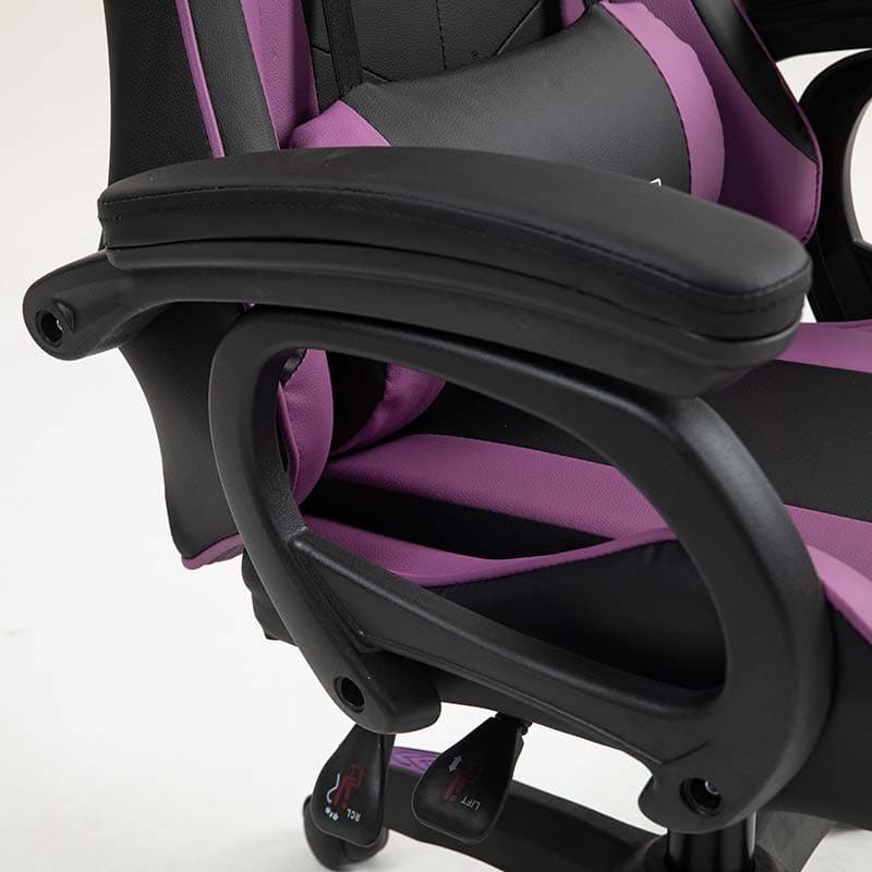 Cadeira Gaming PowerGaming Preto+Lilás