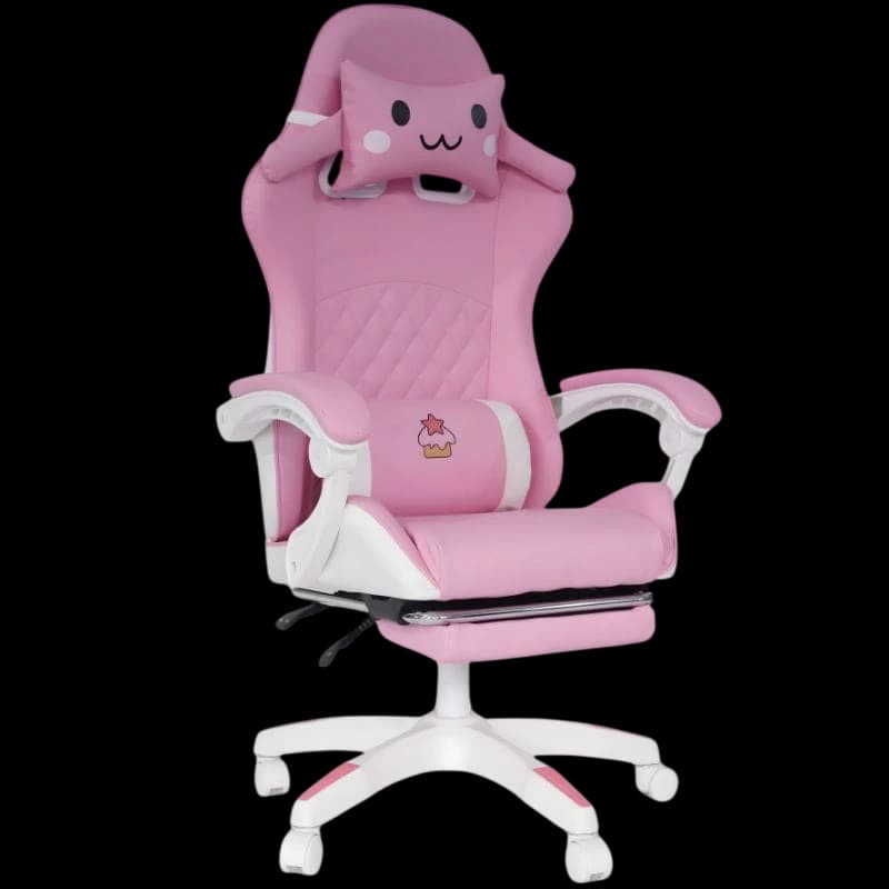 Cadeira Gaming PowerGaming Sakura Neko com apoio para os pés