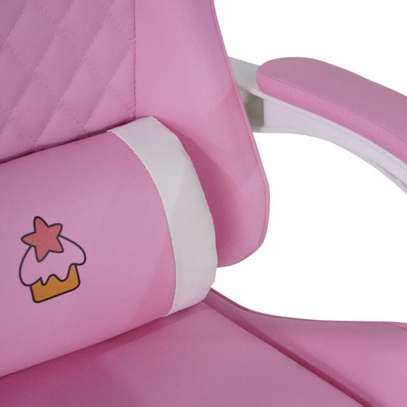 Cadeira Gaming PowerGaming Sakura Neko com apoio para os pés
