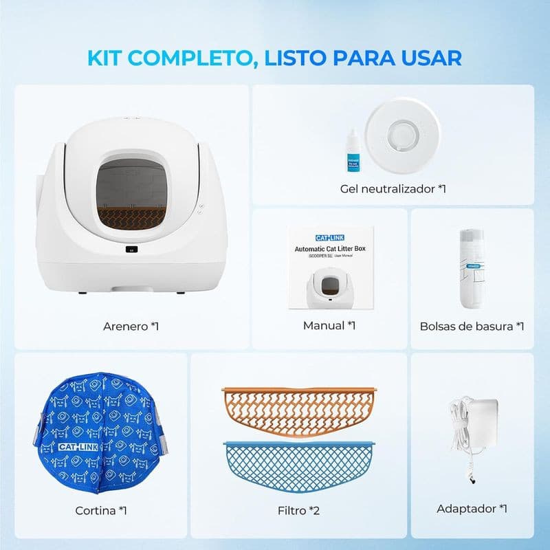 Caixa de Autolimpante Catlink Baymax Scooper SE