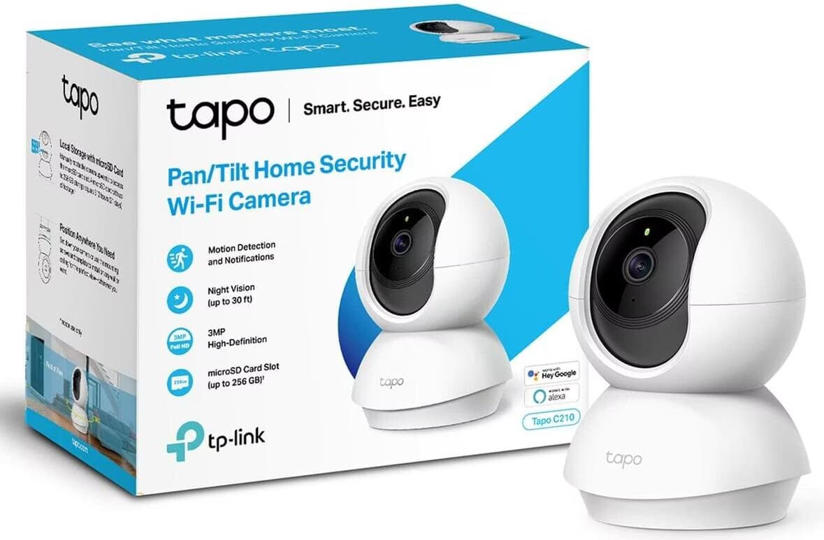 Câmara de segurança IP TP-Link Tapo C210 2K 360º