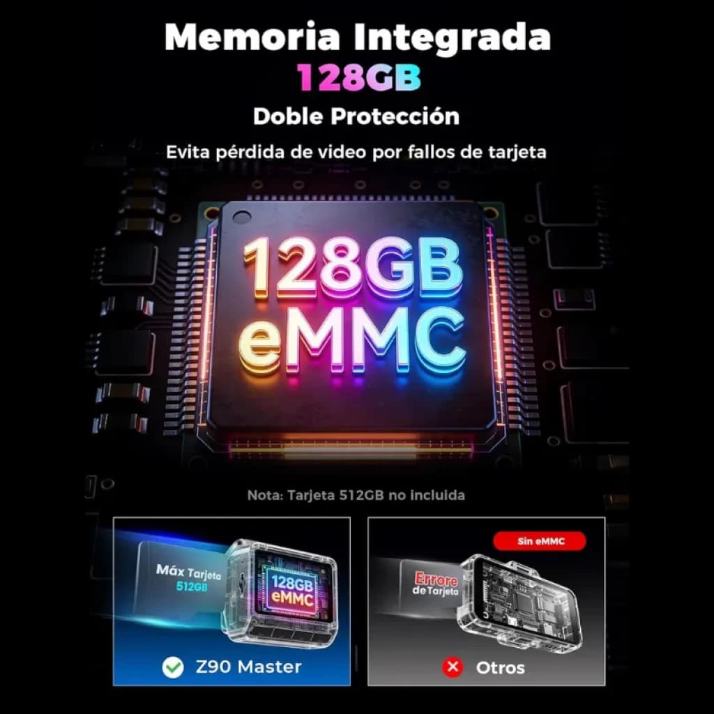 Câmara para carro DDPAI Z90 Master 2CH 4K com 4G
