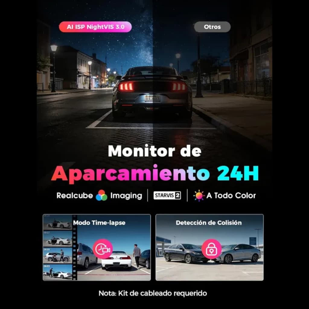 Câmara para carro DDPAI Z90 Master 2CH 4K com 4G