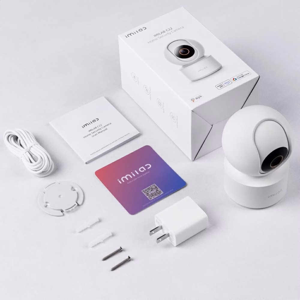 Câmera de Segurança IP Imilab C22 3K 360º Wi-Fi 6 Branco