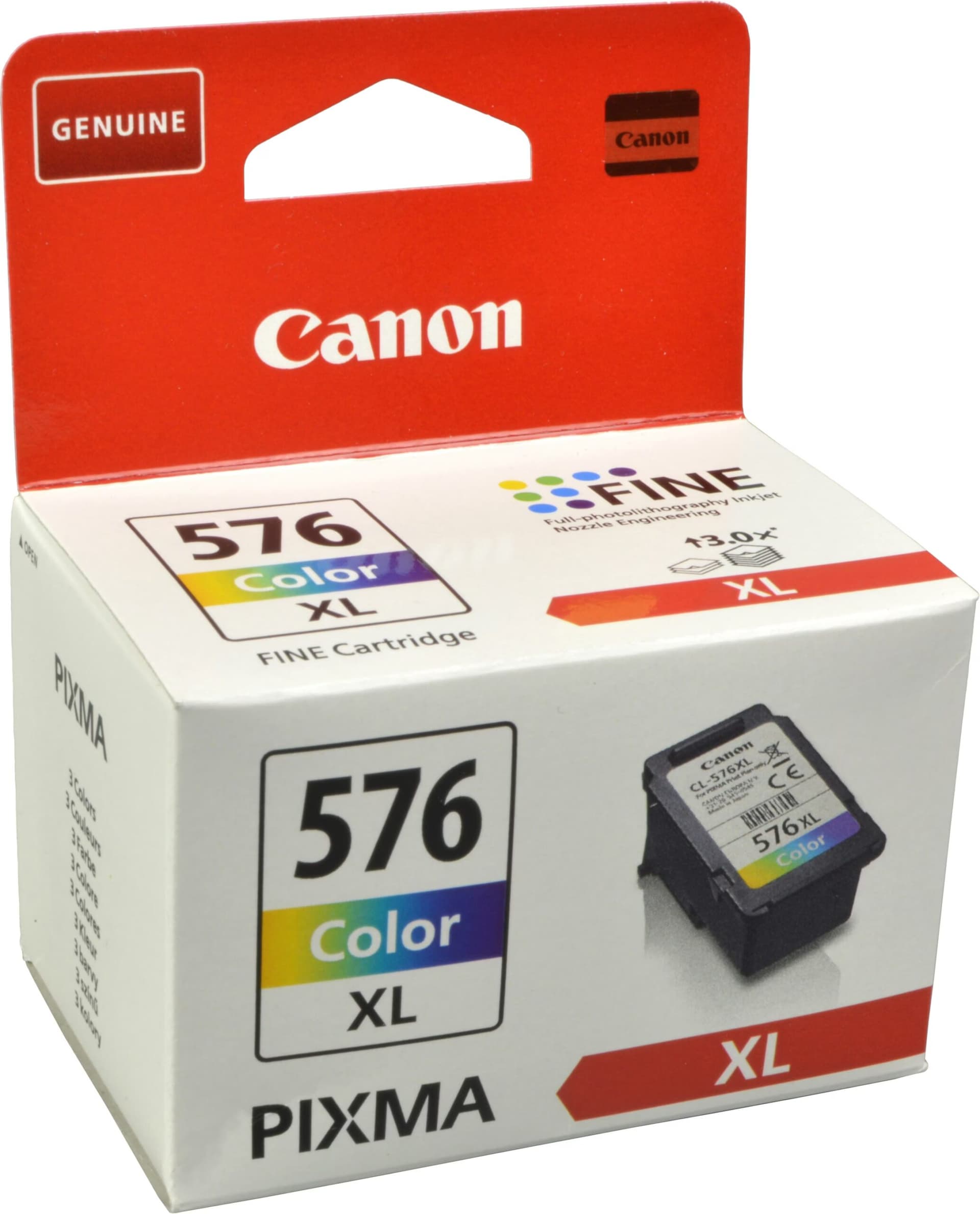 Canon CL-576XL Magenta, Amarelo, Ciano - Cartucho de tinta