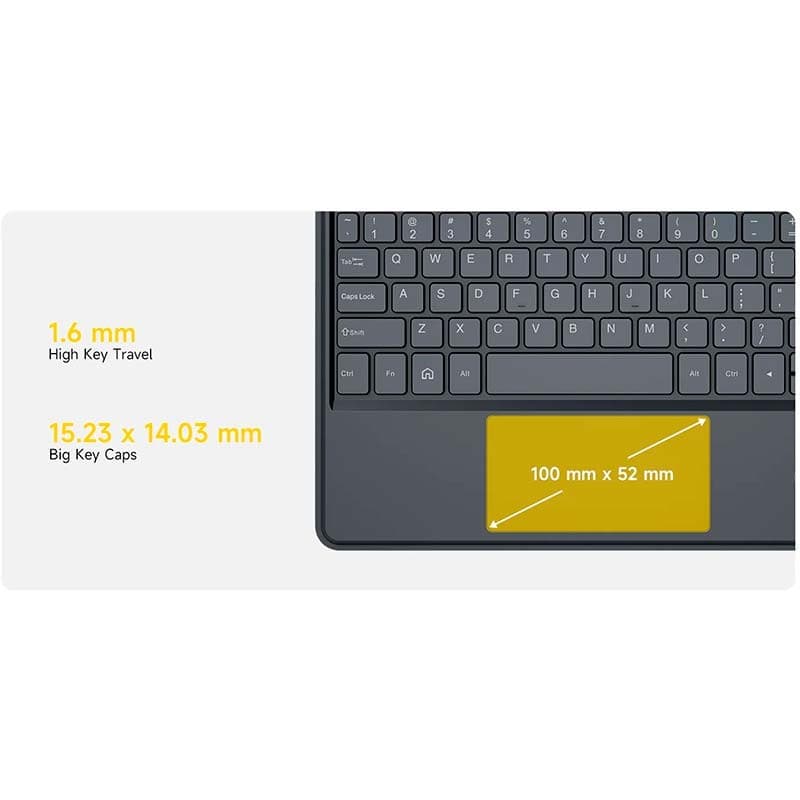 Capa com Teclado para Ulefone Tab A11 / A11 Pro