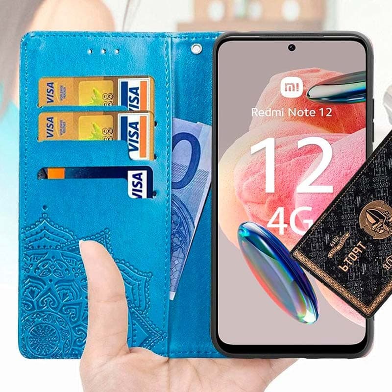 Capa livro Mandala Xiaomi Redmi Note 12 4G