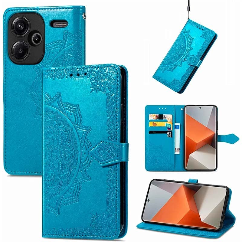 Capa livro Mandala Xiaomi Redmi Note 13 Pro+ 5G