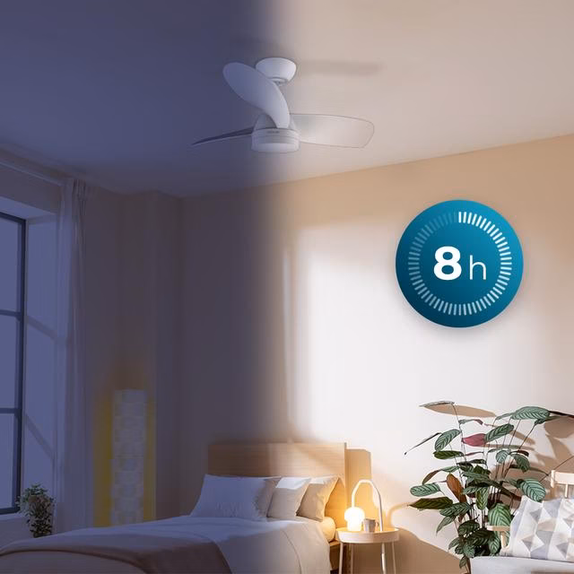 Cecotec EnergySilence Aero 3050 Branco - Ventilador de teto
