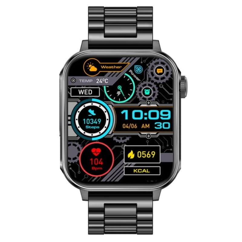Coli P80 Pulseira de Aço Preto