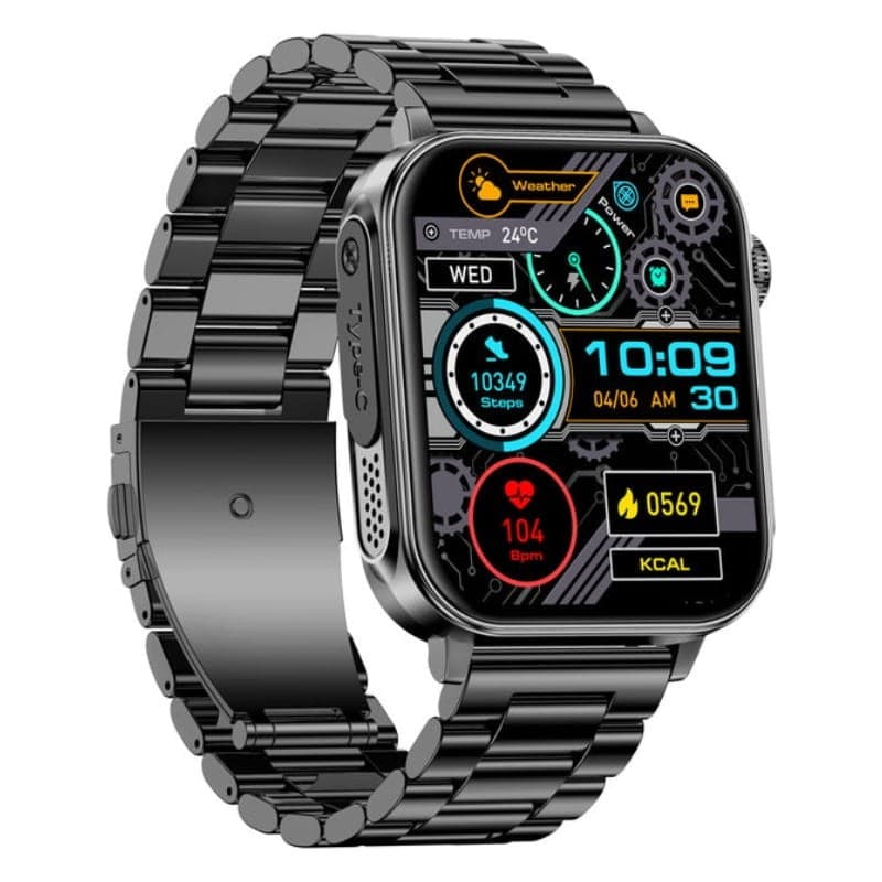 Coli P80 Pulseira de Aço Preto