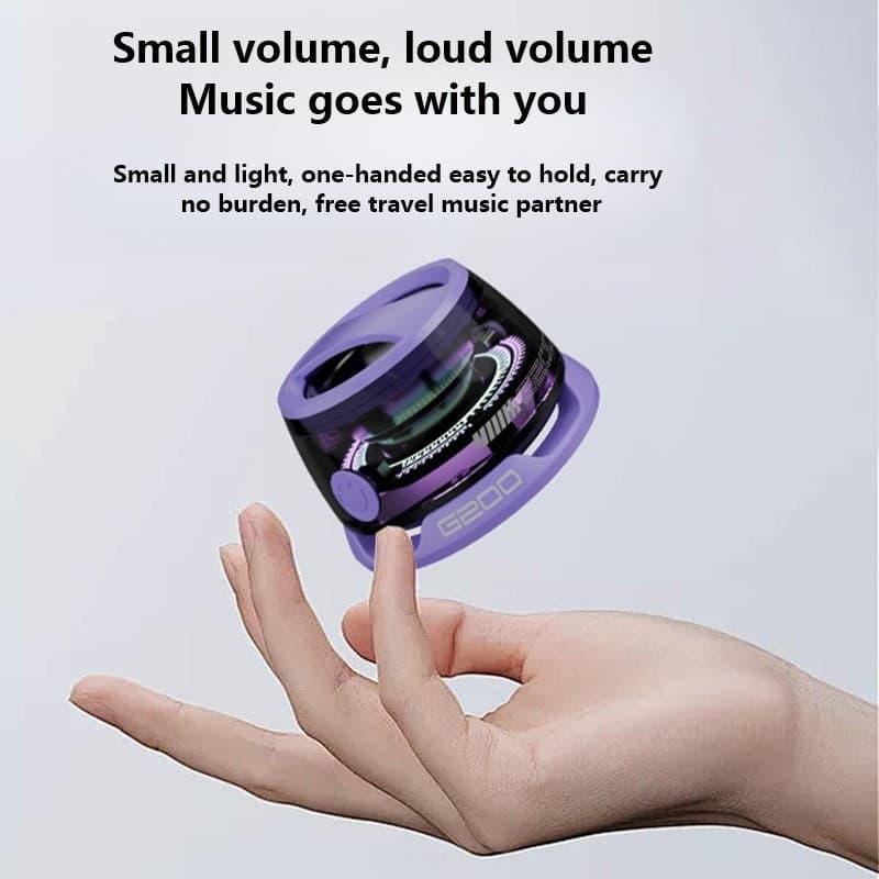 Coluna portátil G200 5W Roxo