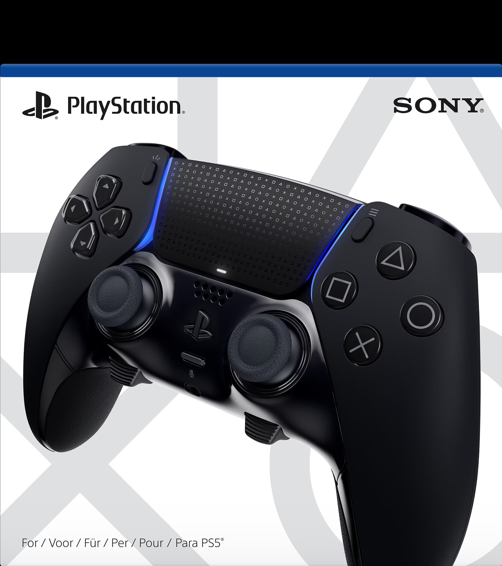 Comando Sony DualSense Edge Controller PS5 Preto meia-noite