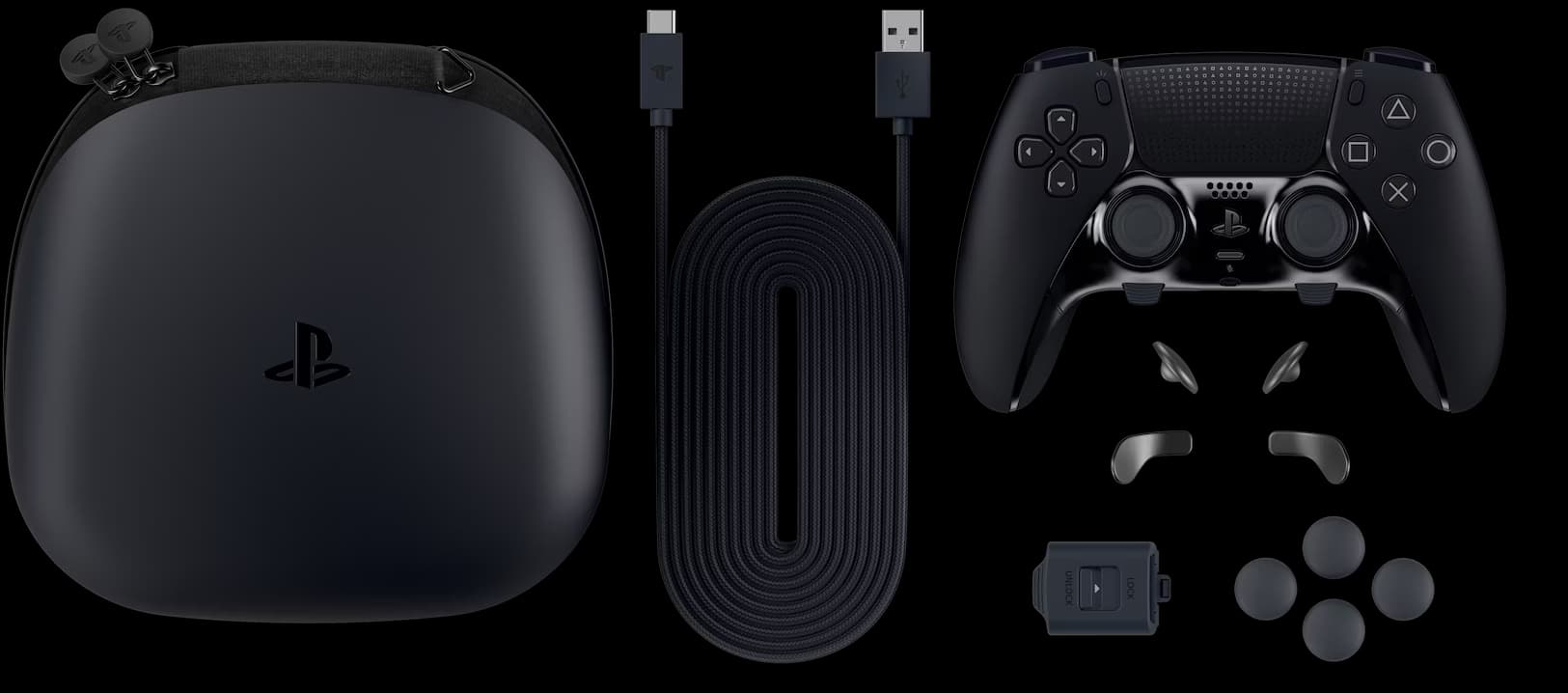 Comando Sony DualSense Edge Controller PS5 Preto meia-noite