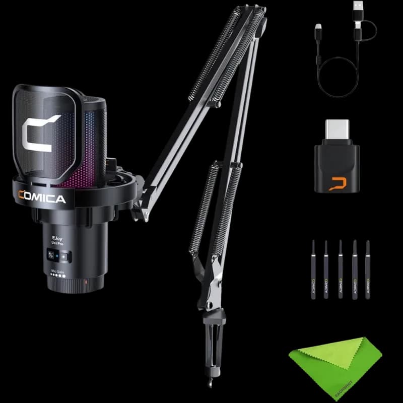 COMICA EJoy Uni Pro (A) Microfone sem fios preto