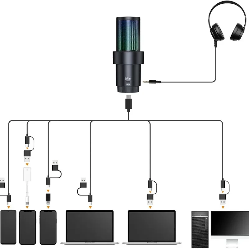 COMICA EJoy Uni Pro (A) Microfone sem fios preto