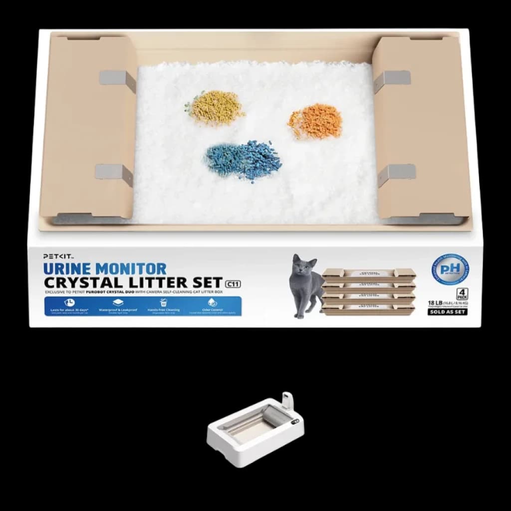 Conjunto de Areia Petkit Purobot Crystal Duo