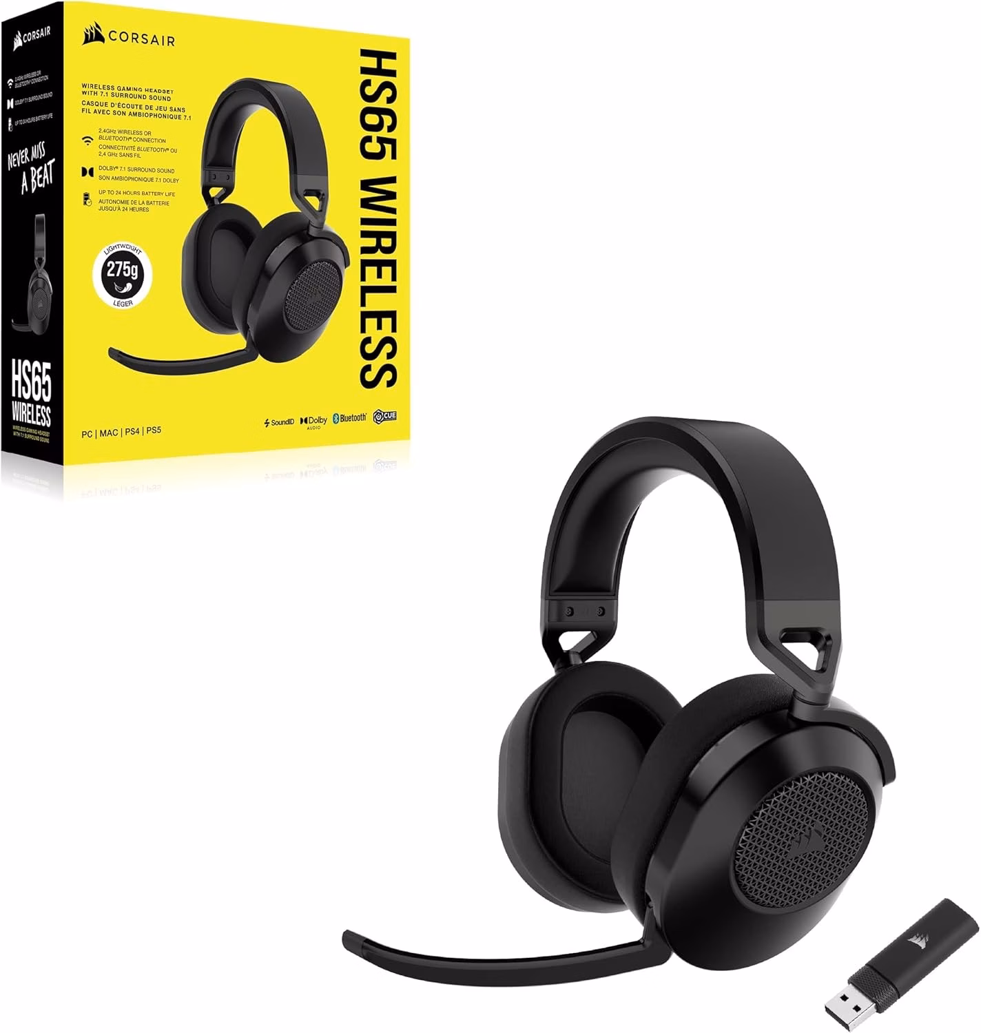 Corsair HS65 - Auscultadores sem fios