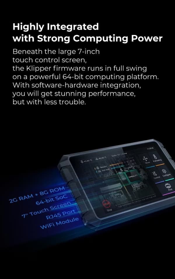 Creality Sonic Pad Touch - Pad 3D para impressoras