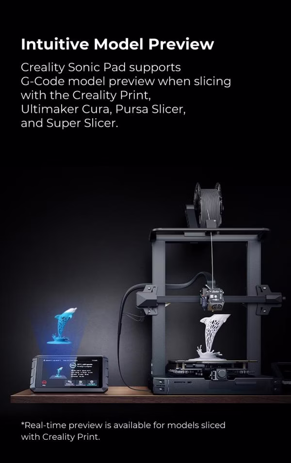 Creality Sonic Pad Touch - Pad 3D para impressoras
