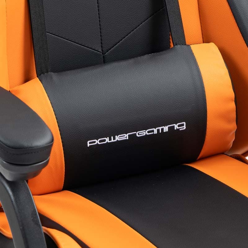 PowerGaming Cadeira Preto+Laranja