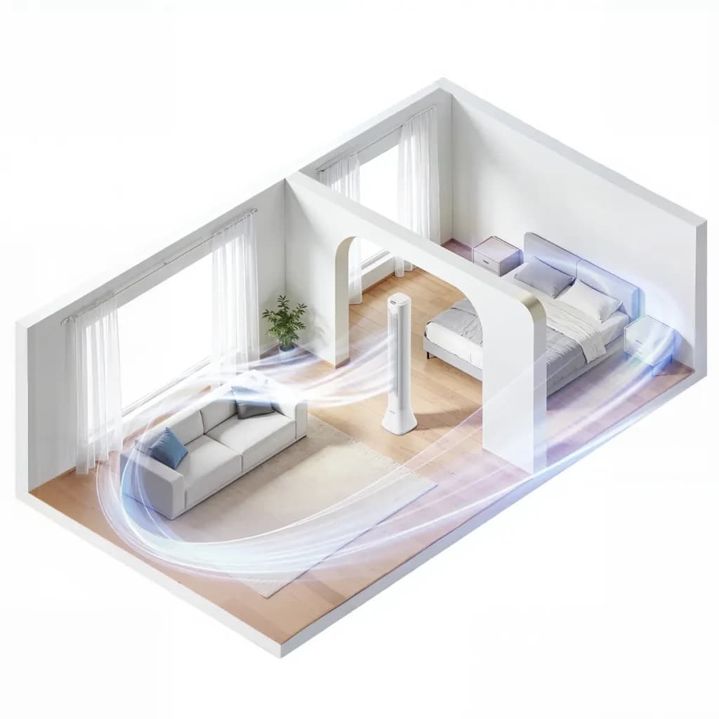 Deerma FD130W 45W - Ventilador de torre