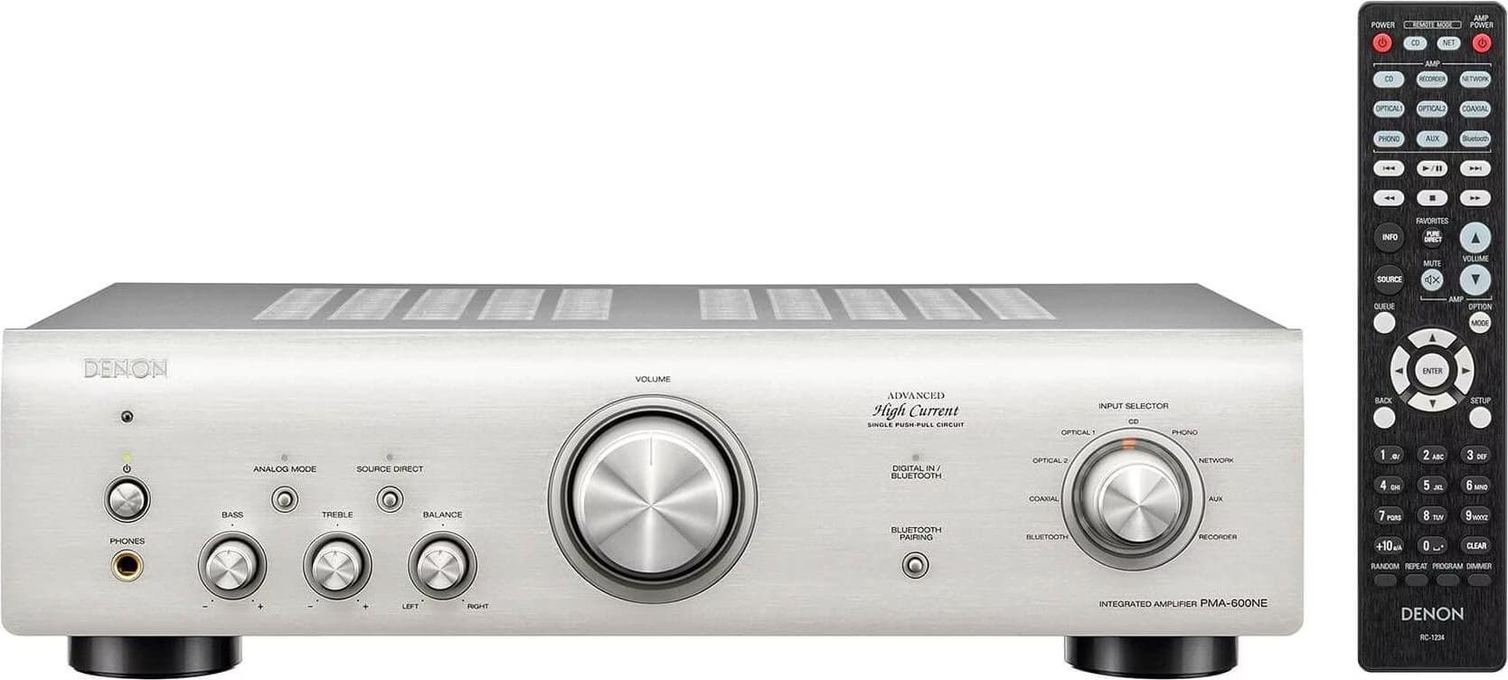 DENON PMA-600N Prata - Amplificador