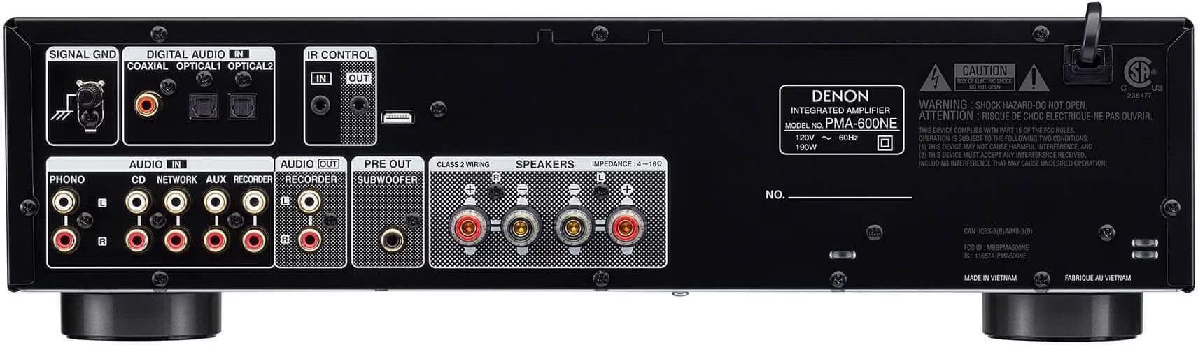 DENON PMA-600N Prata - Amplificador