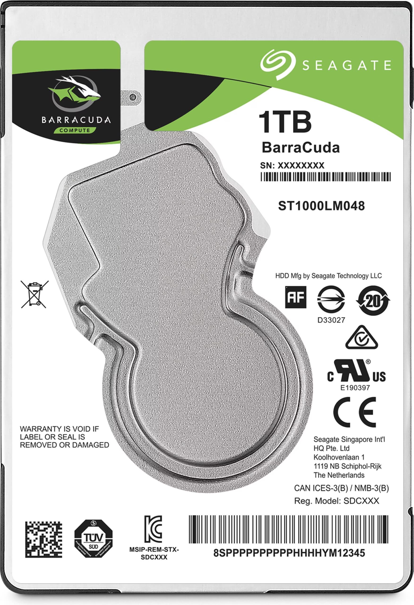 Disco Rigido 1TB Seagate Barracuda SATA3 2.5"