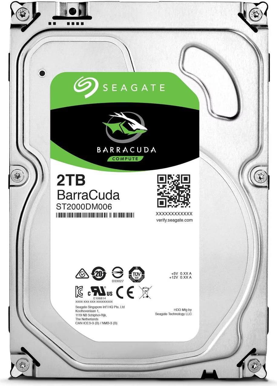 Disco Rigido 2TB Seagate Barracuda SATA3 3.5”