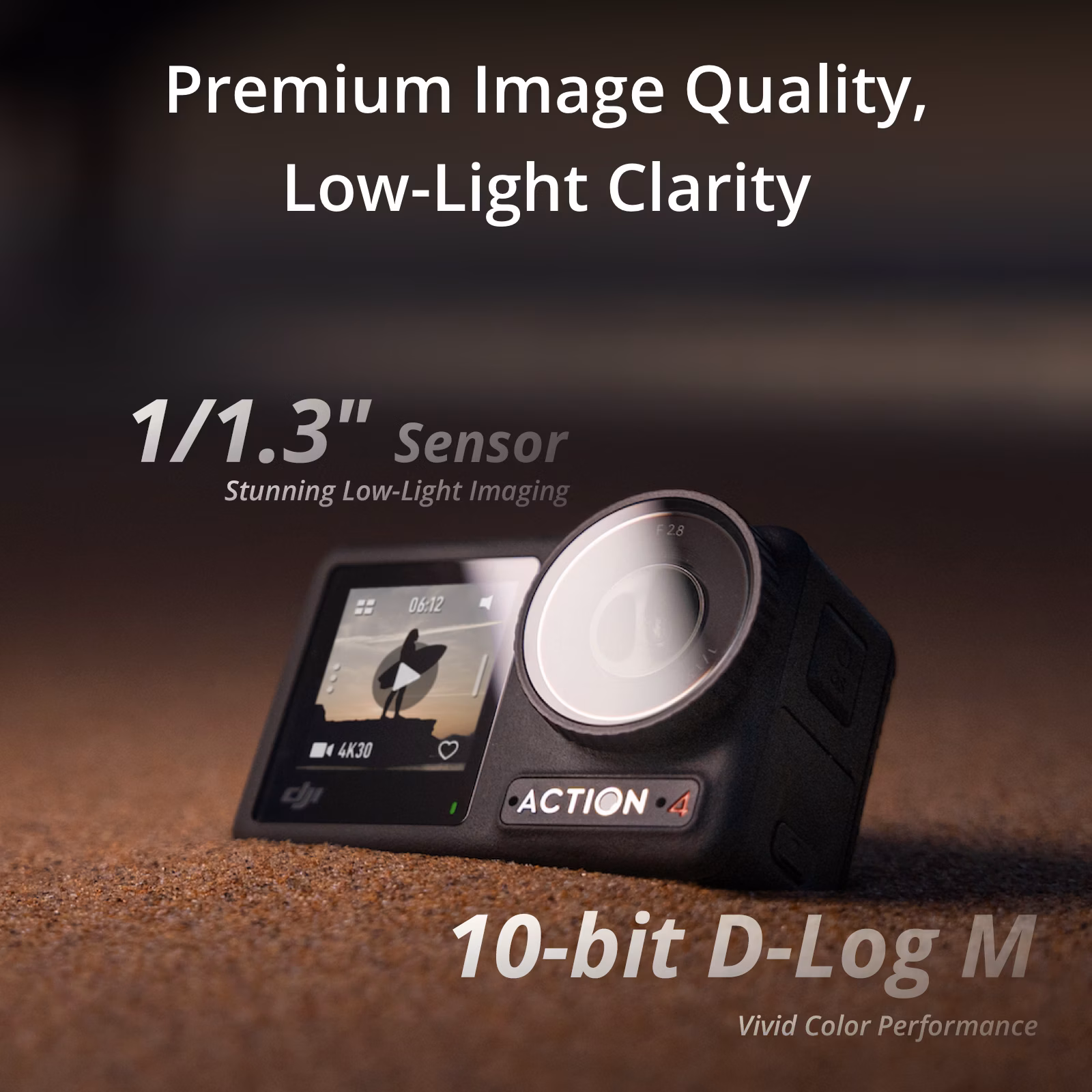 DJI Osmo Action 4 Standard Combo - Câmara desportiva