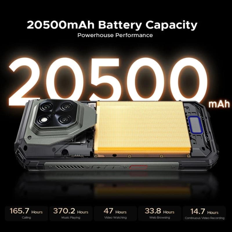 Doogee V Max LR 5G 16GB/512GB Cinzento Rugged
