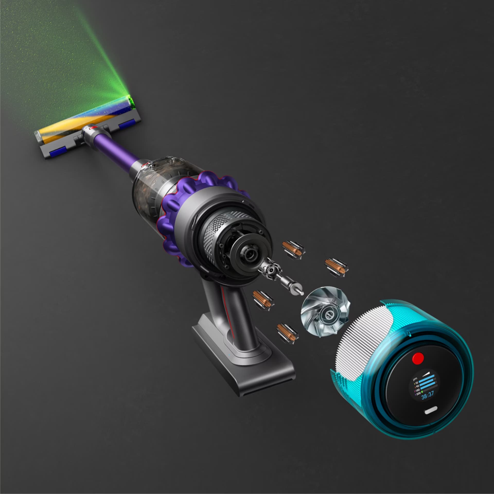 Dyson Gen5 Detect Absolute - Aspirador sem saco/sem fio