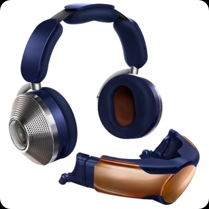 Dyson Zone Absolute+ ANC Visor Azul/Cobre