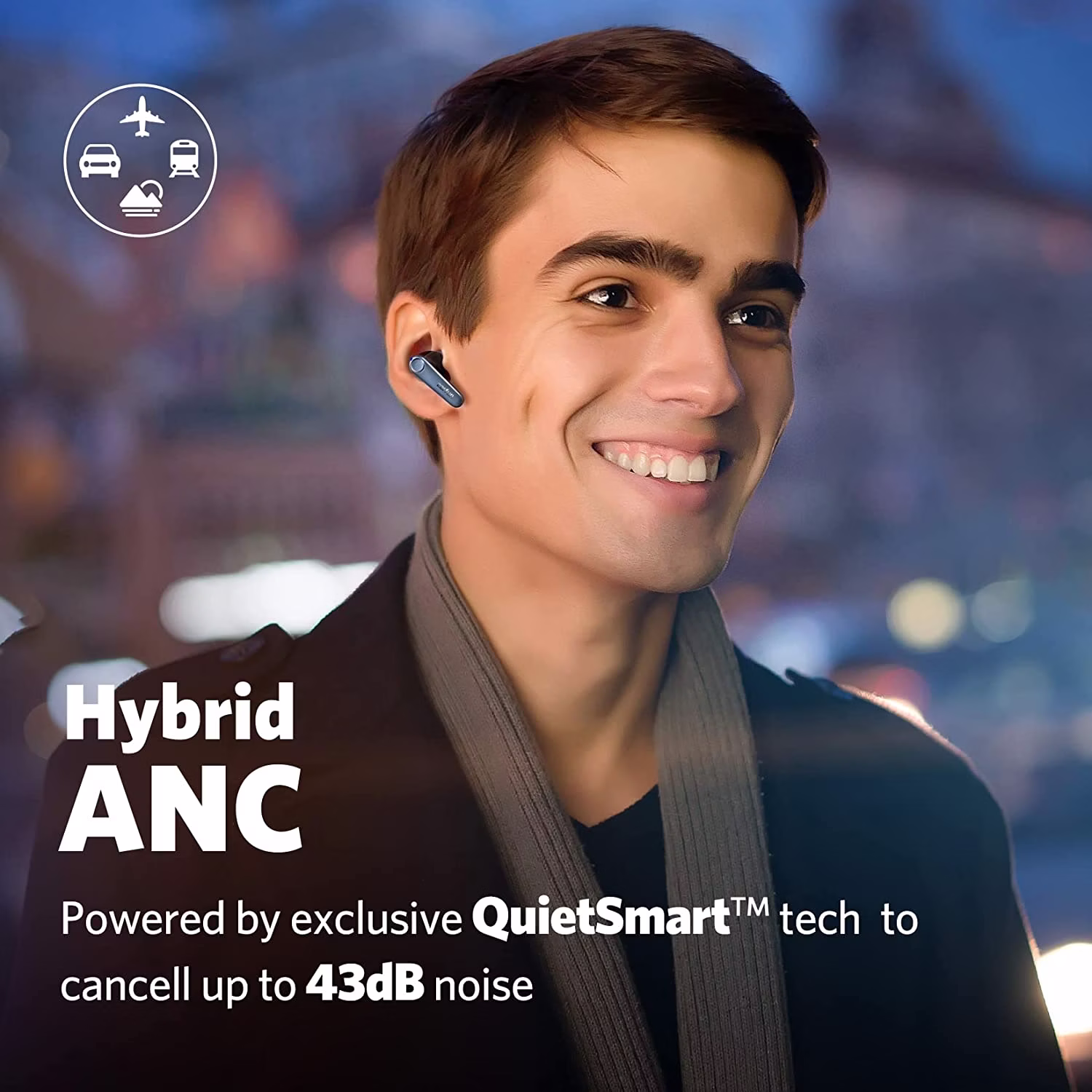 Earfun Air Pro 3 ANC - Fones de Ouvido Bluetooth