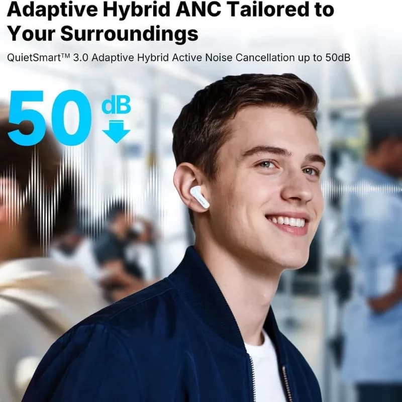 Earfun Air Pro 4+ ANC Branco