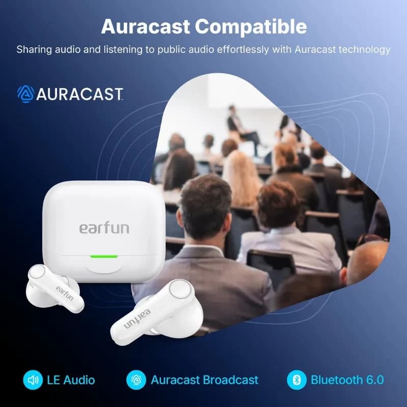 Earfun Air Pro 4+ ANC Branco