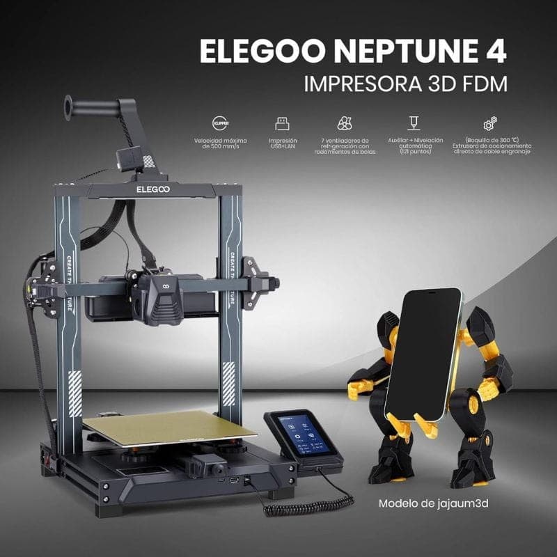 Elegoo Neptune 4 Preto
