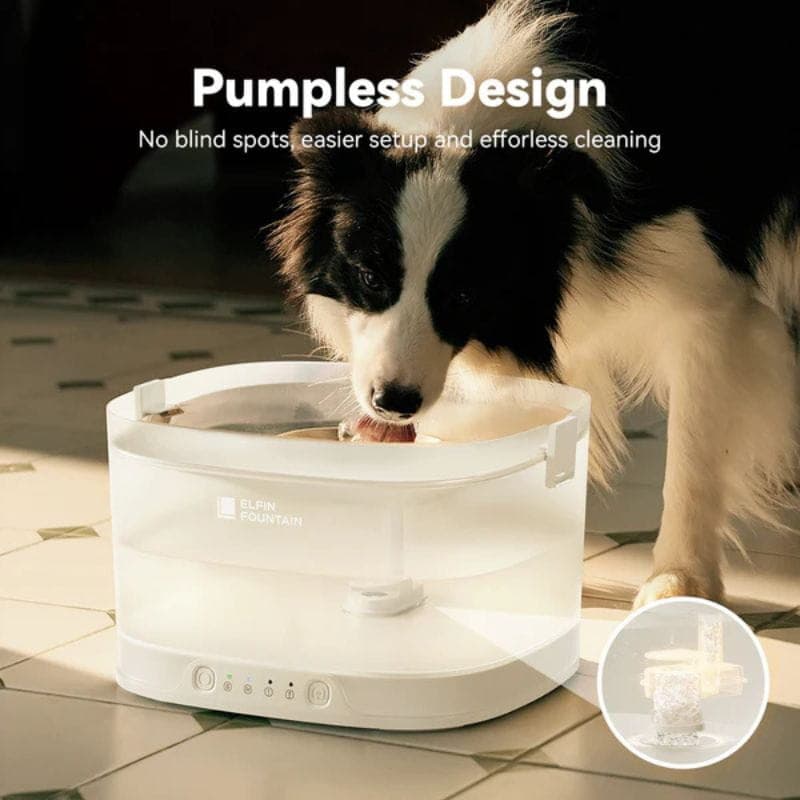Elfin Pet Fountain D1 Pro - Bebedouro automático 4L sem bomba