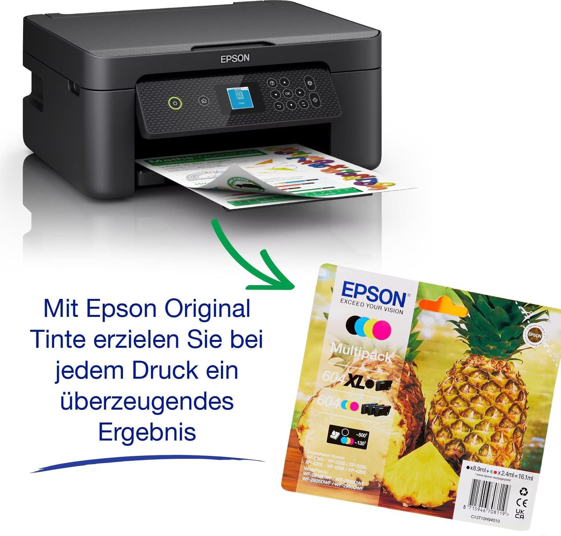 Epson Expression Home XP-3200 Tinta a cores Wifi Preto
