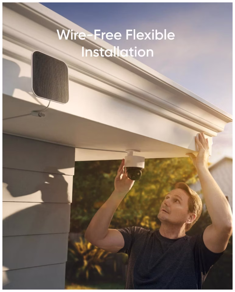 Eufy SoloCam S340 3K Solar WiFi Branco para Exterior